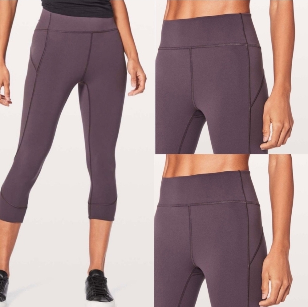 Lululemon In Movement Crop 19” Everlux - Size 2